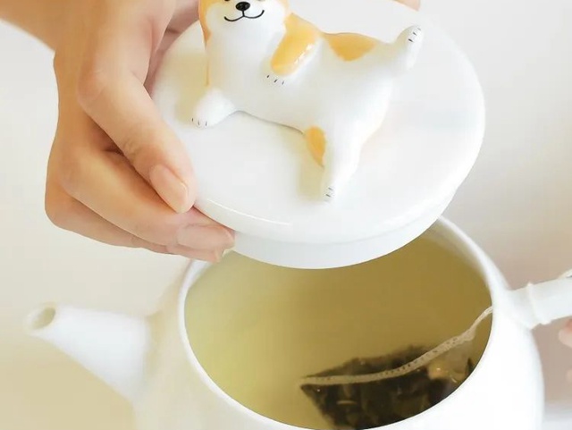 三浅可爱柴犬茶具